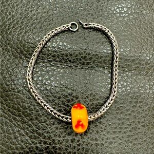 Trollbeads - Red Flower Bead